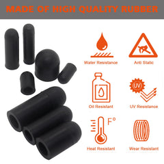 MINIMARU vacuum caps in a clear case enable quick size selection.