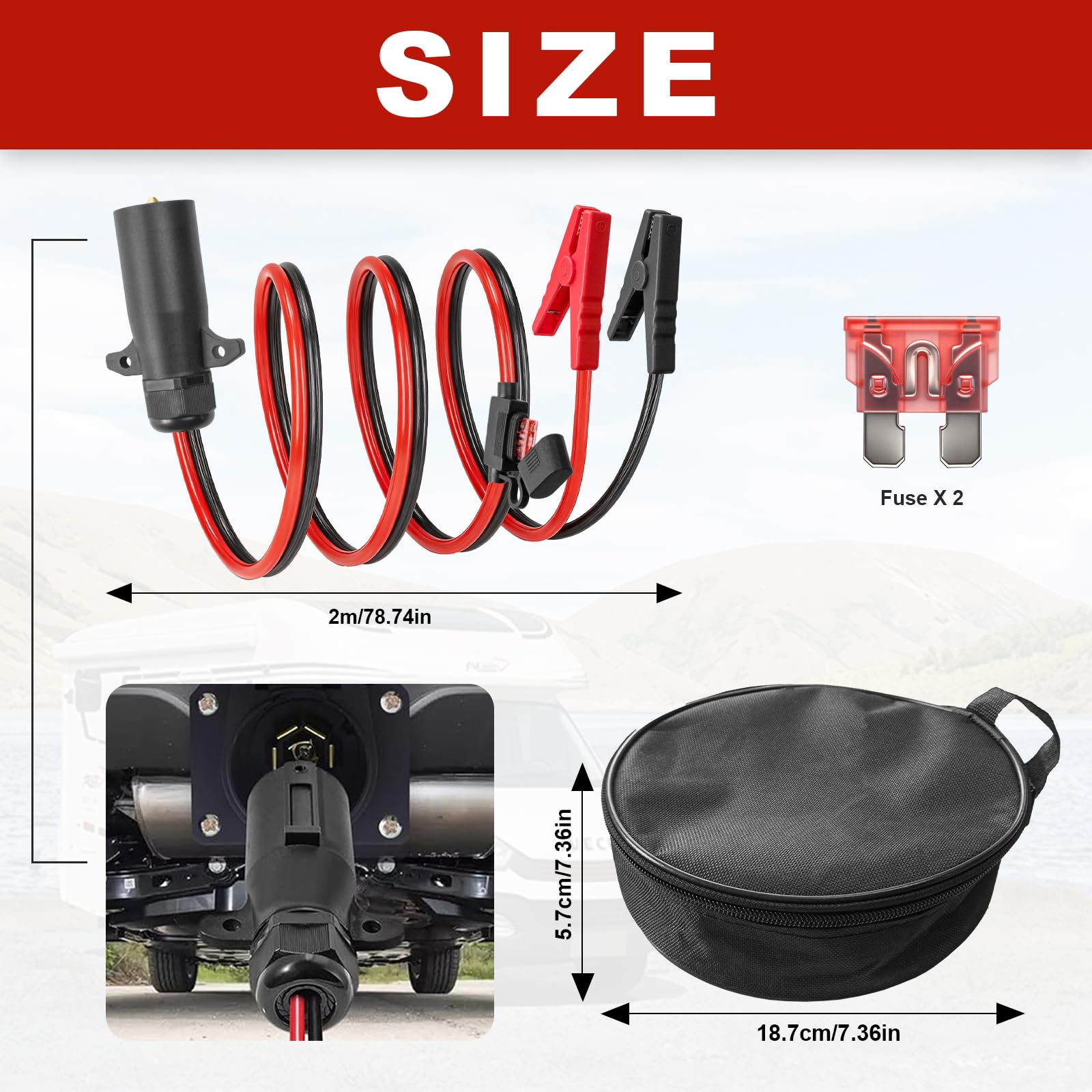 Mioyrxia 40A fuse kit protects equipment during use