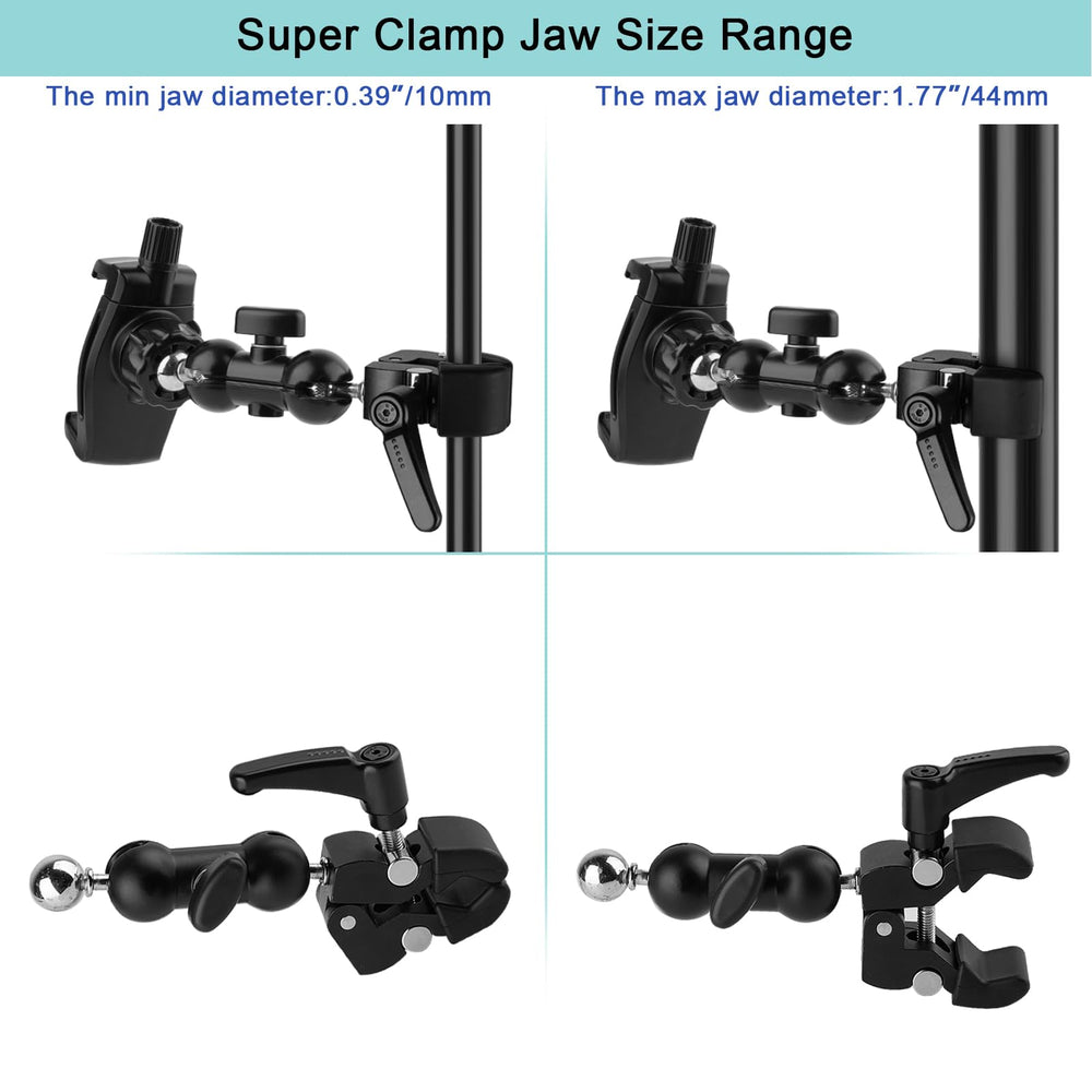 Mippko phone holder on a music stand mount allows quick device access during performances.