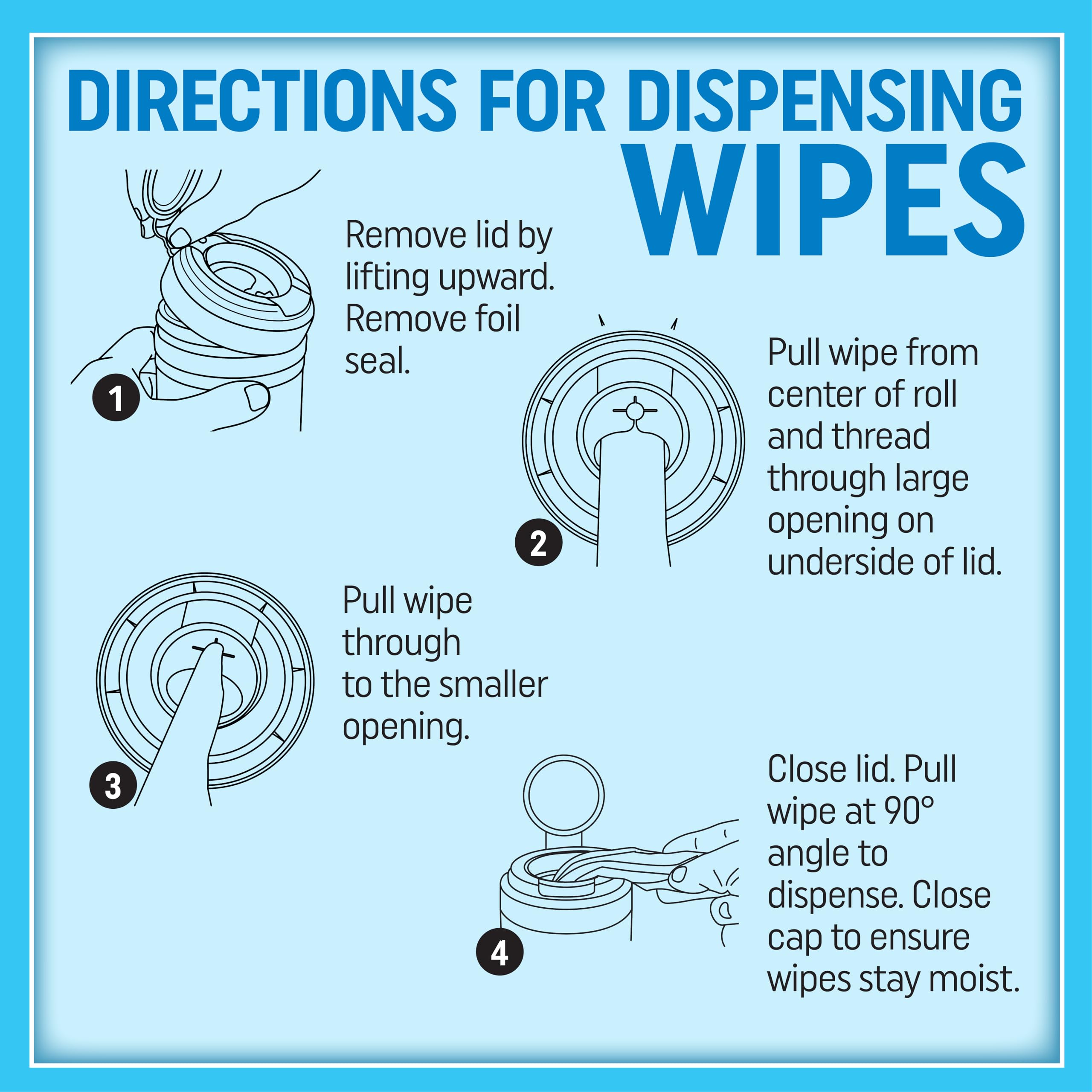 MiracleWipes exterior detail wipe for grime on exterior trim.