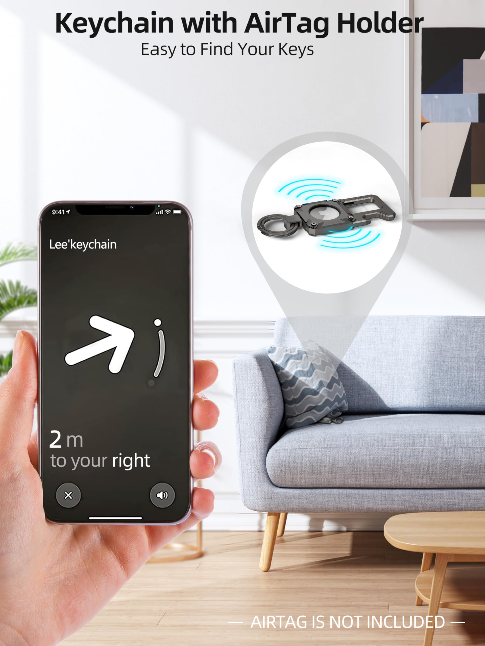 Miroddi bottle opener keychain provides ready access to a drink when needed.
