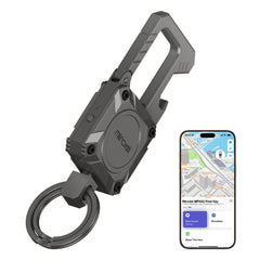 Miroddi keychain tracker dual rings organize car and house keys for quick access.