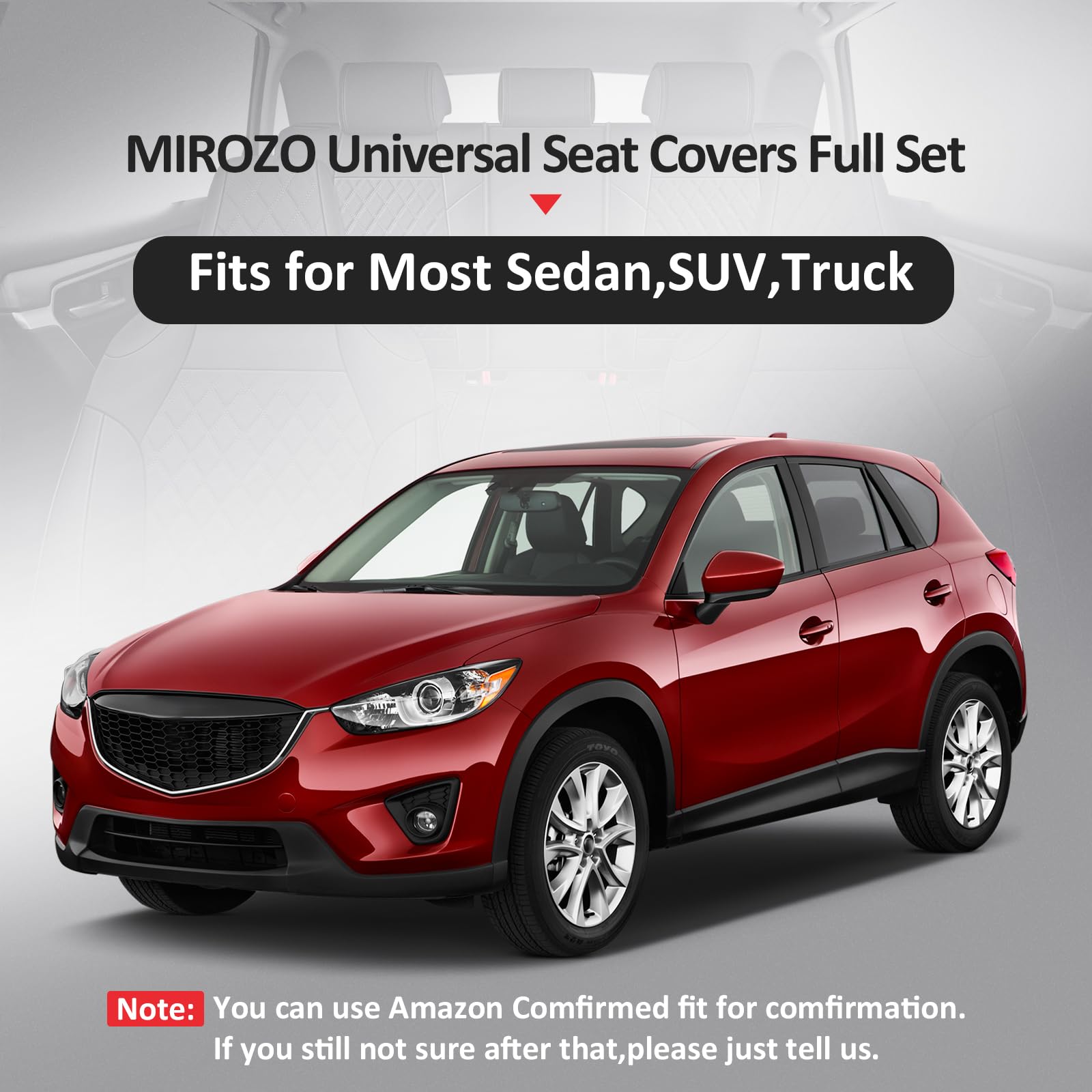 MIROZO seat covers refresh the interior while protecting seats