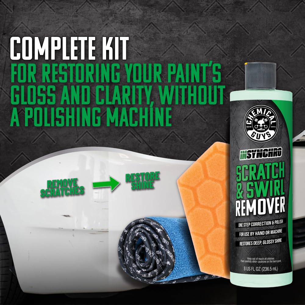 Includes pad and towel set for easy correction to finishing steps.