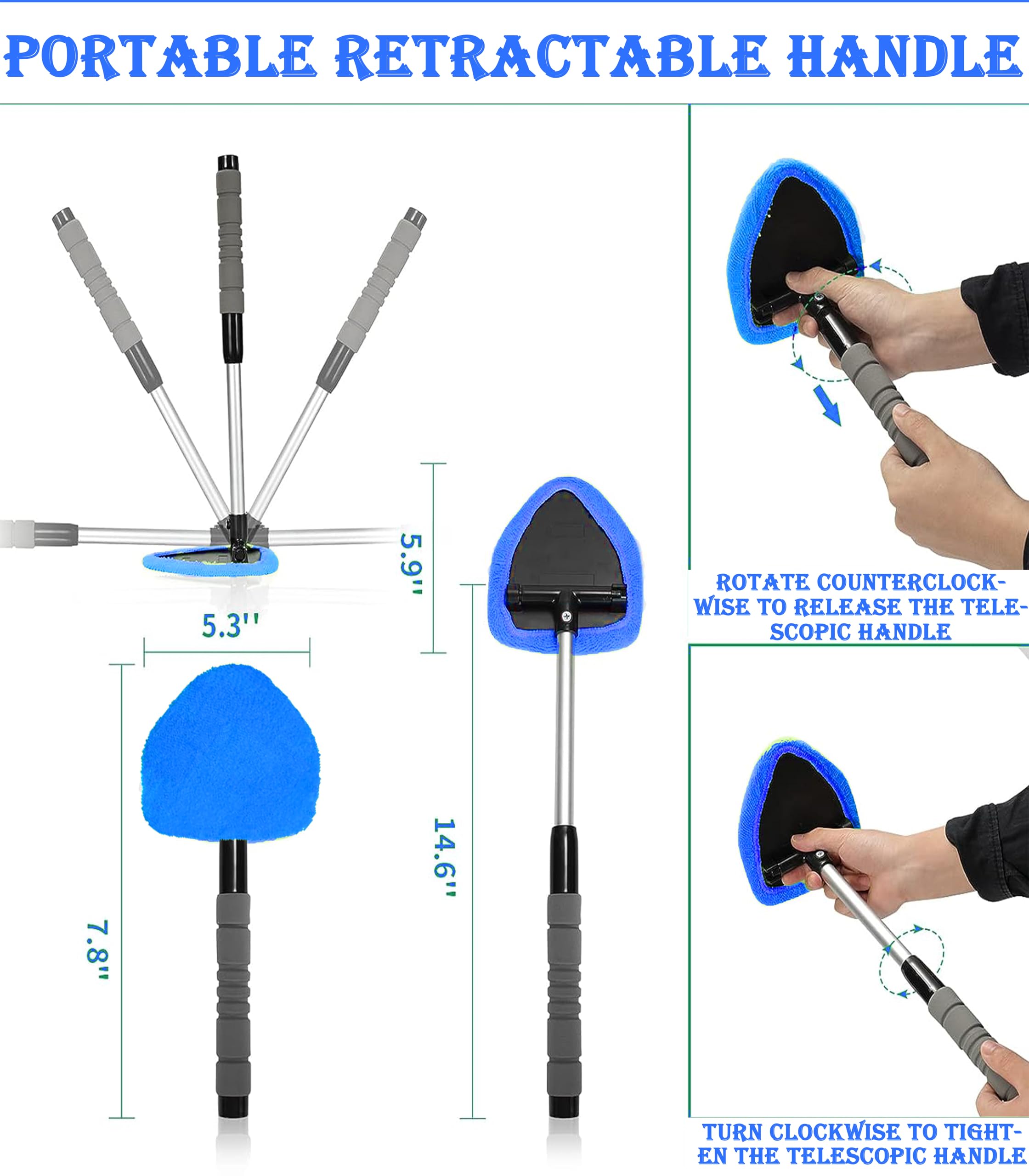Mirrorever 100-ml spray bottle for controlled application