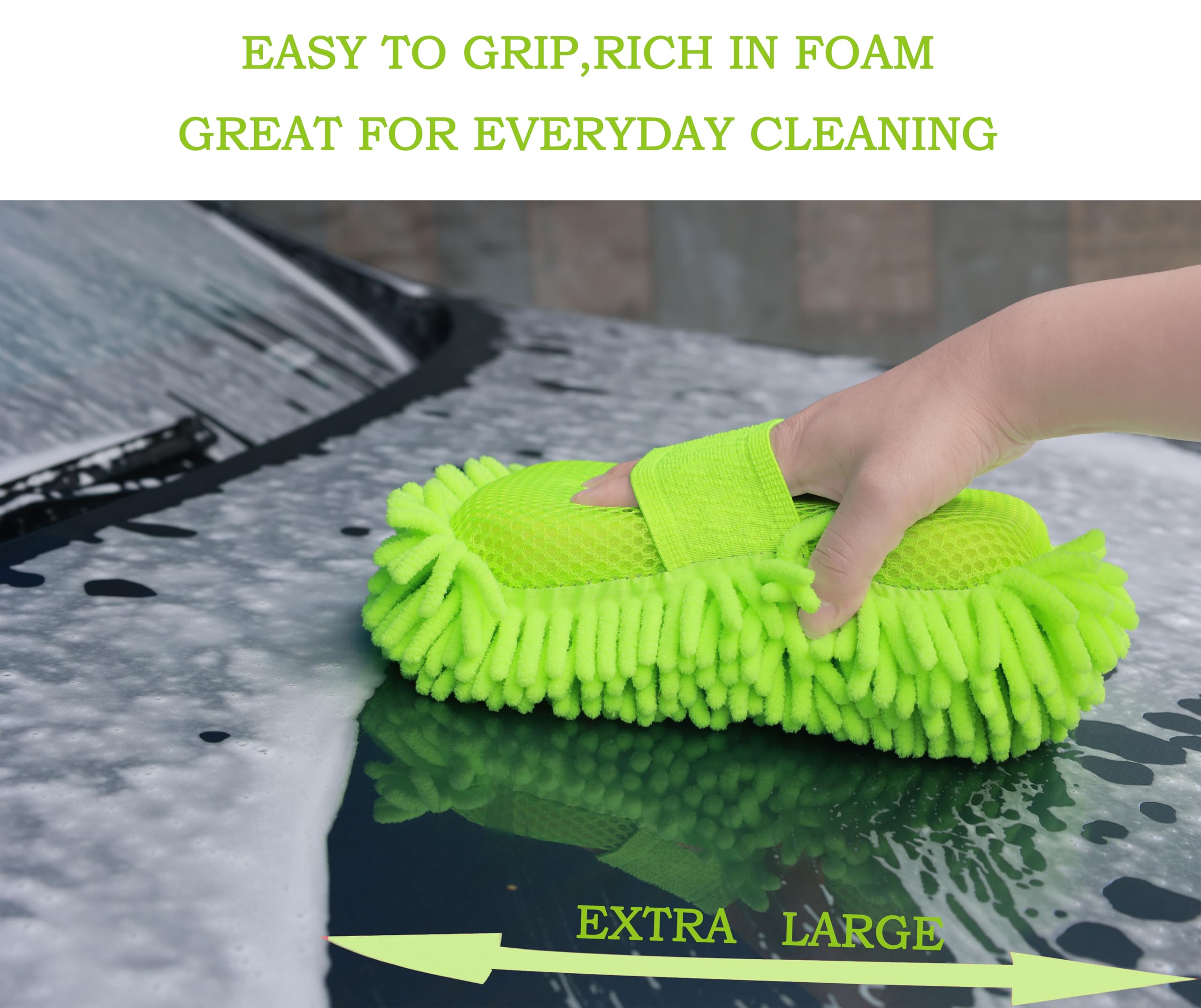 Mirrorever ultra-absorbent sponge captures dirt with soft touch