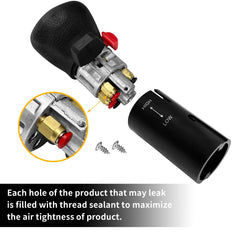 Misakomo 13-speed shift knob side view highlighting secure grip and easy installation.