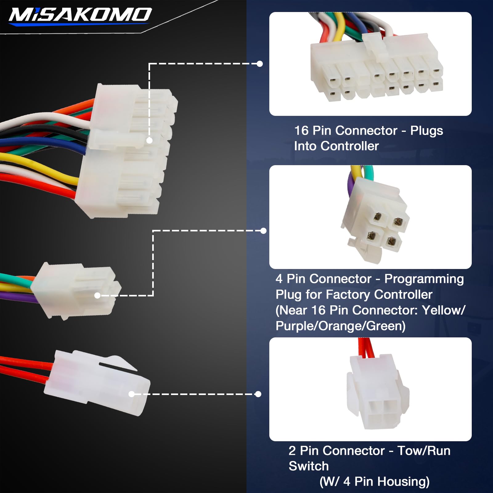 Misakomo 625805 copper-core wiring for reliable signals.