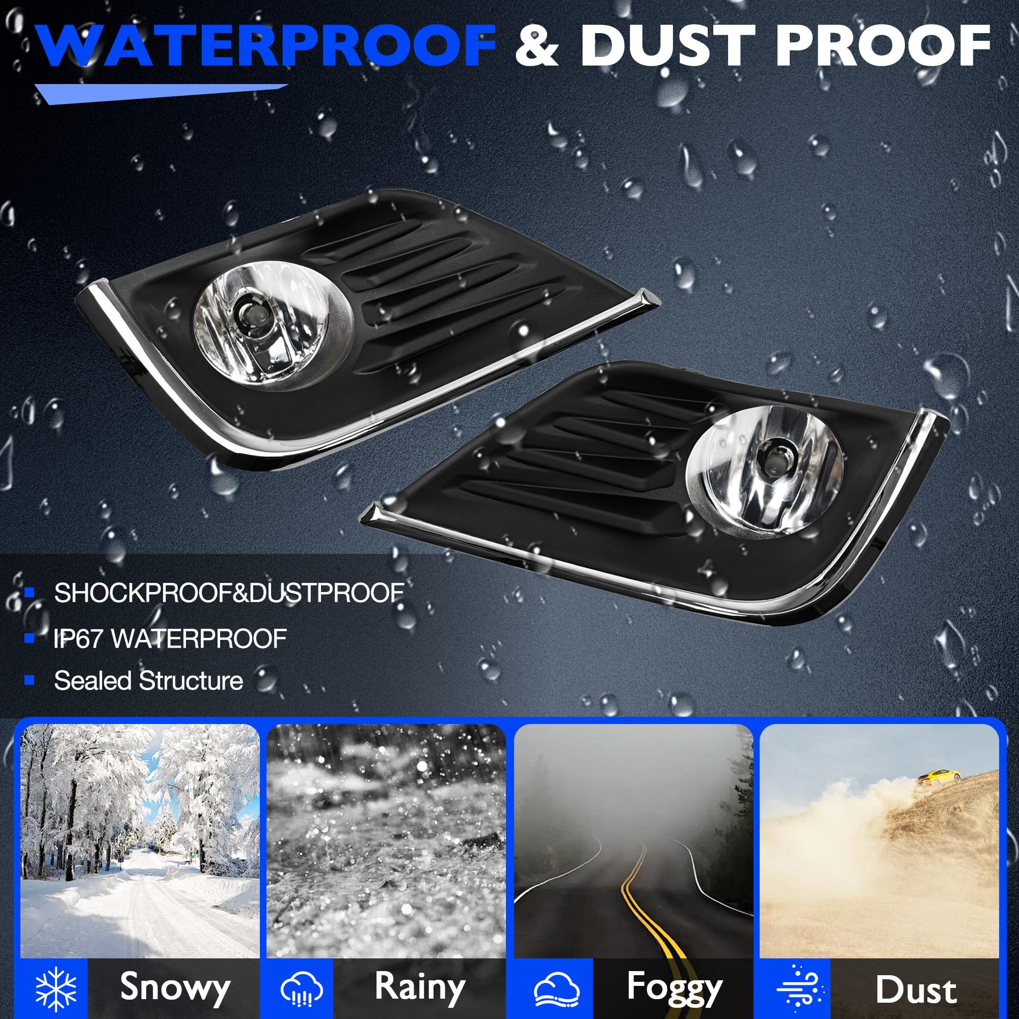 Misakomo ABS housing endures weather and road debris.