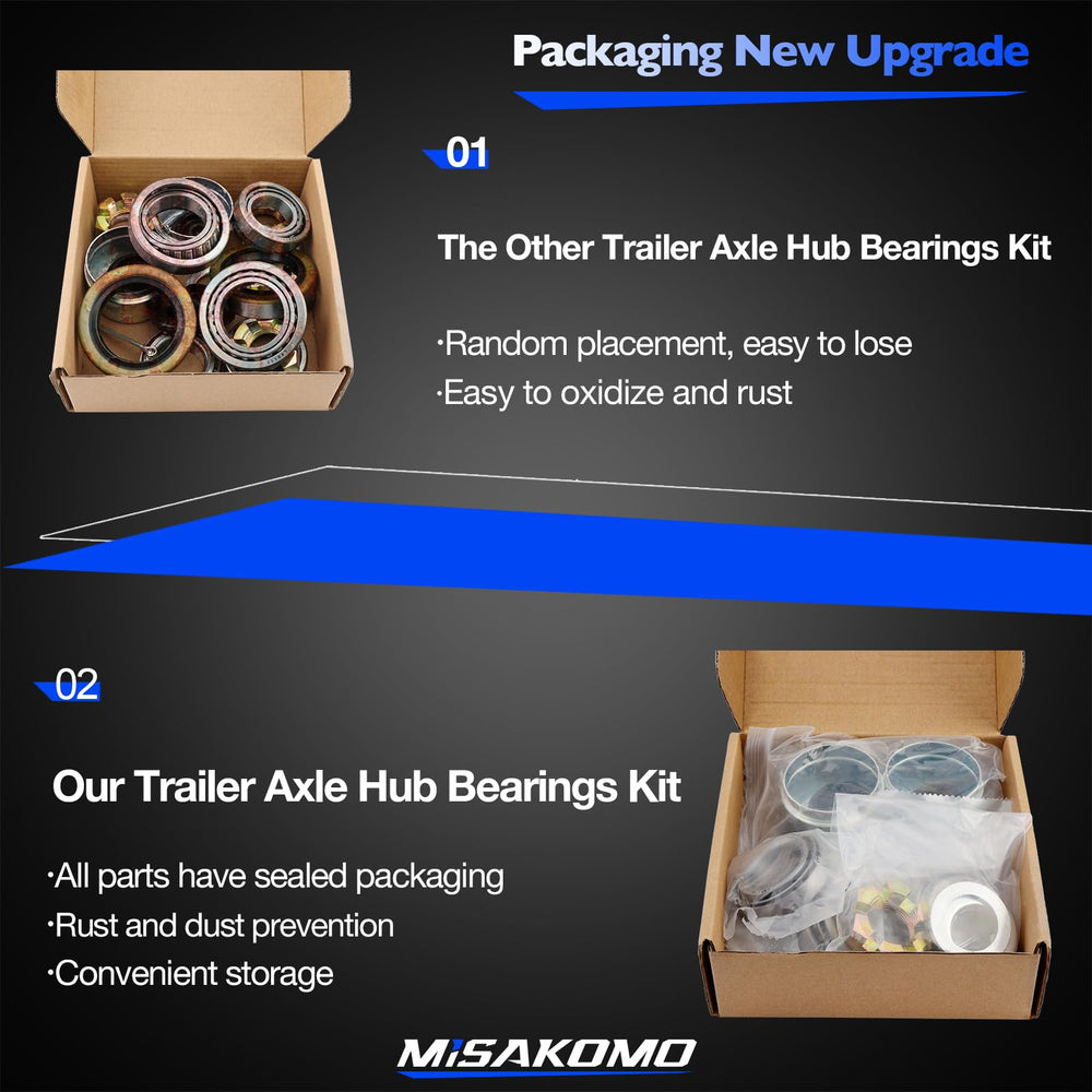 Misakomo dust caps protect bearings during travel