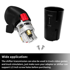 Misakomo high-contrast paddles clarify gear selection for efficient shifting.