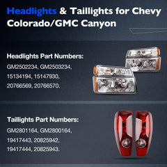 Misakomo Chevy Colorado front-right headlights with crisp beam pattern for safer lane changes