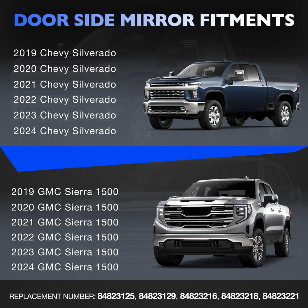 Misakomo replacement mirror with exact-fit part numbers for confident replacement