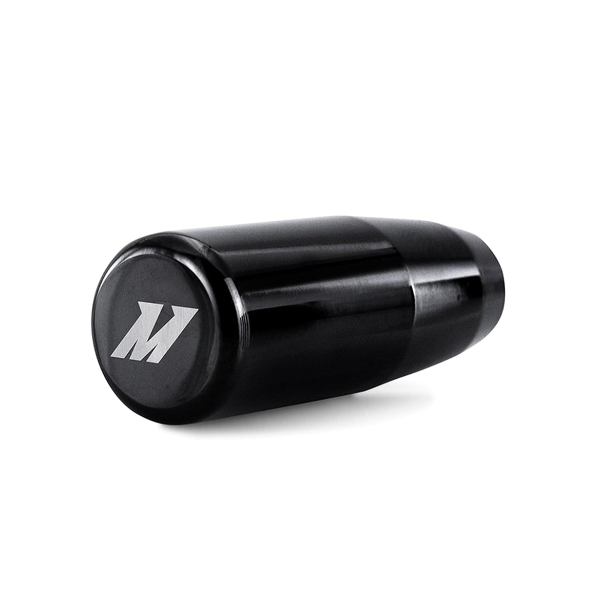 Mishimoto MMSK-BK weighted shift knob in polished steel finish for smoother gear shifts.