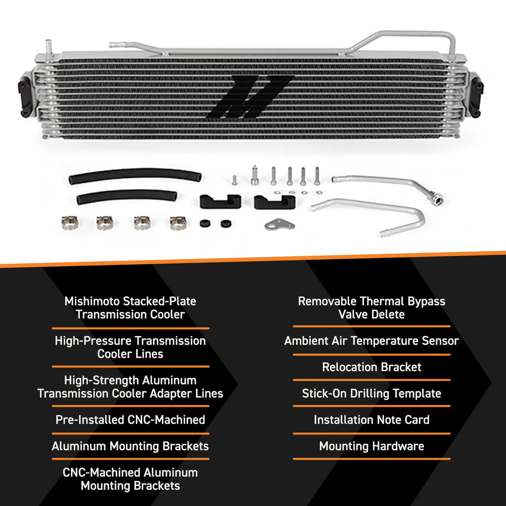 CNC-machined brackets included for secure Mishimoto MMTC-K2-14 fit.