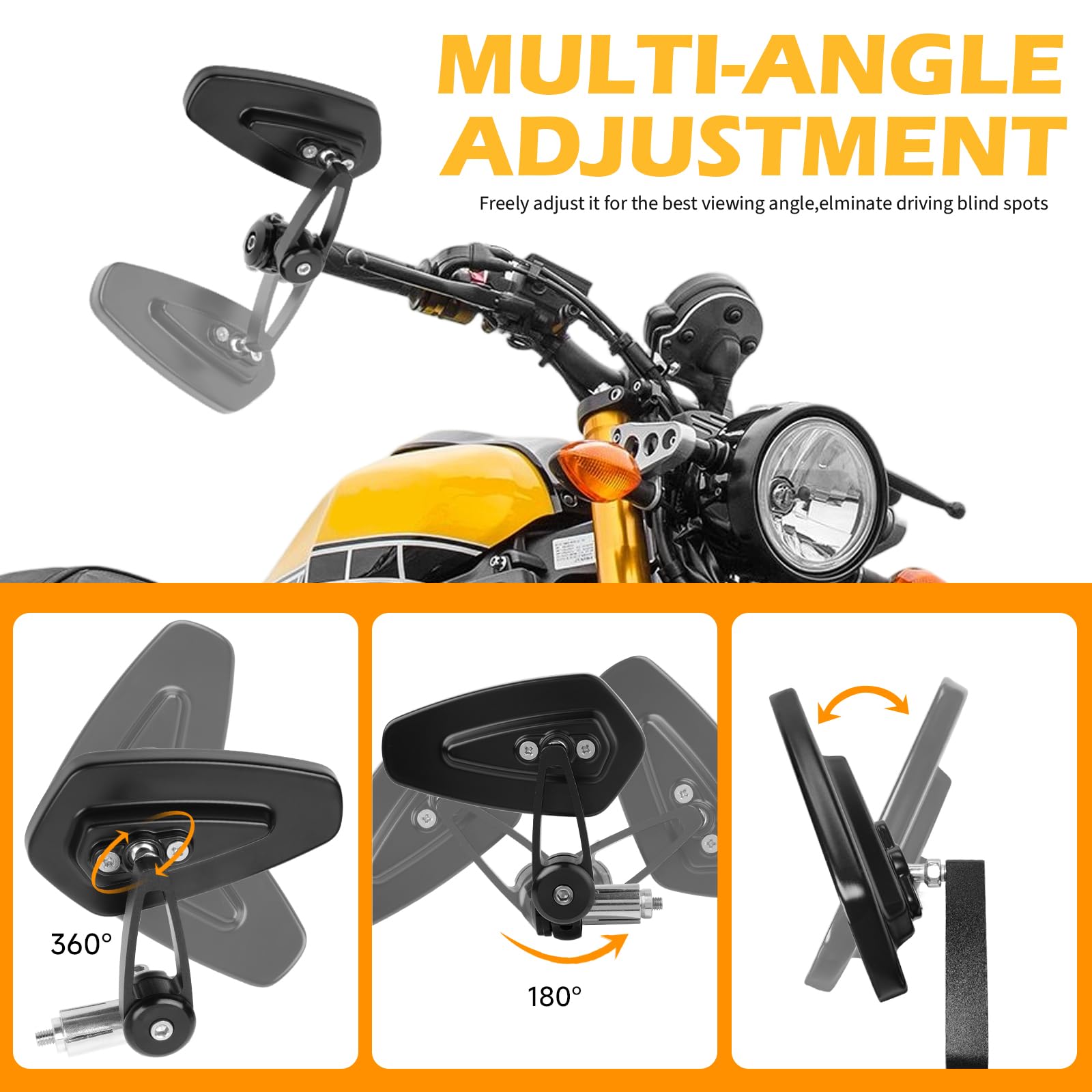 MISS MOLY compatible 13-18mm bars for versatile mounting.