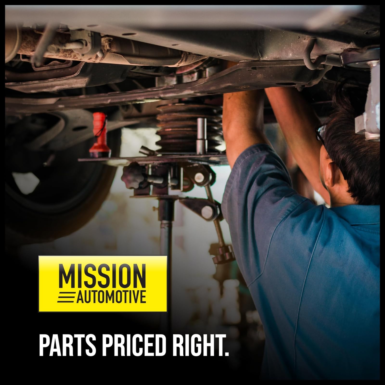 Mission Automotive 2-Inch silencer pad packaging image highlights pack of three.