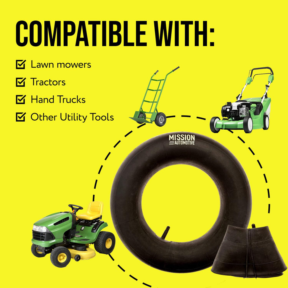 Close-up of rugged rubber construction on Mission Automotive inner tube