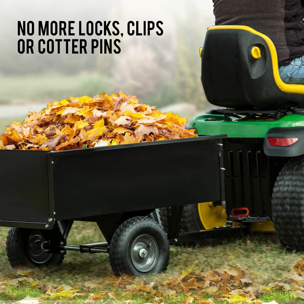 Mission Automotive magnetic hitch pin compact design suited for versatile tow-behind attachments.