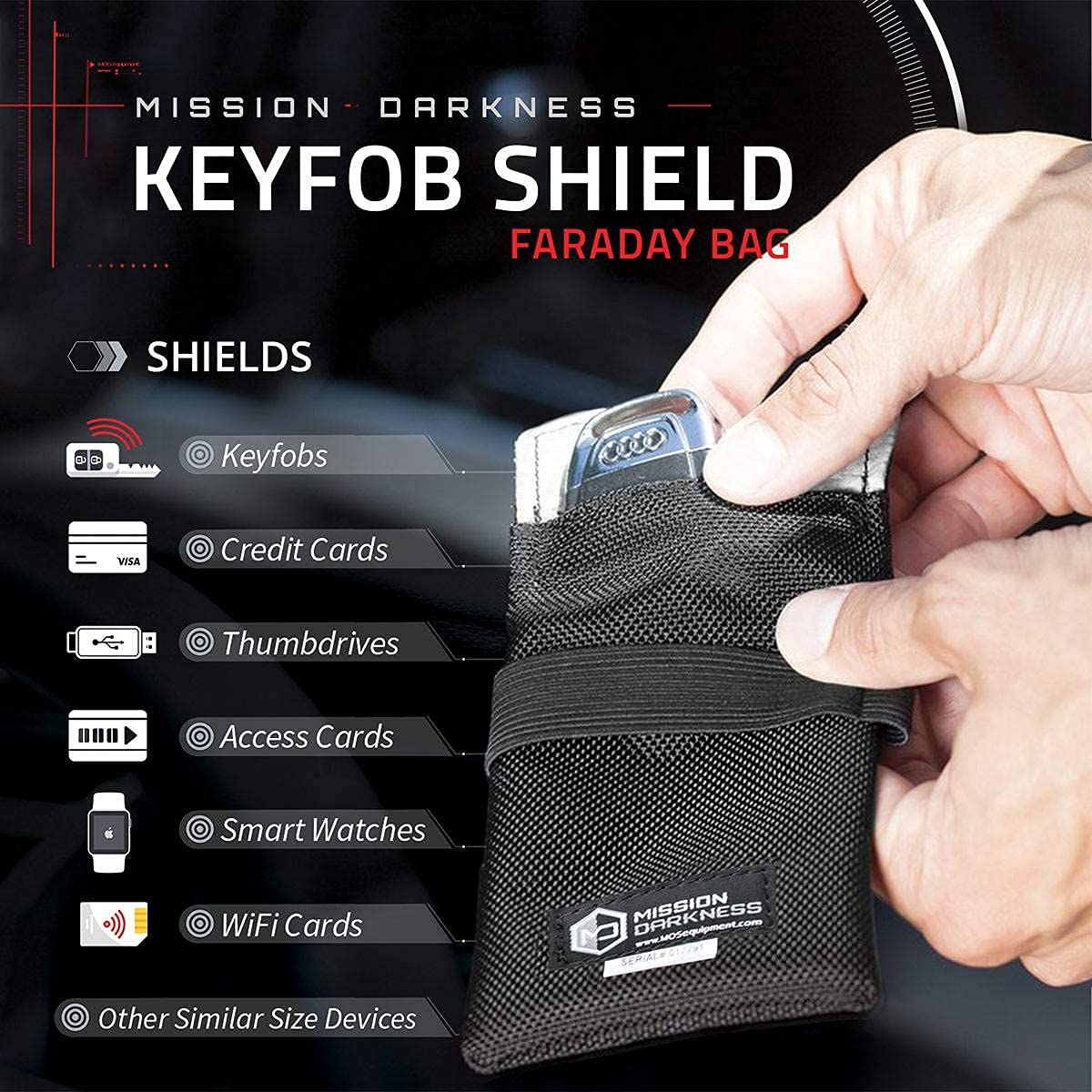 Mission Darkness Faraday Bag two-pack provides value and versatile device shielding