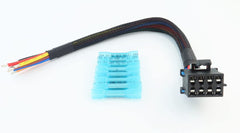 MITOB 8-pin AC heater pigtail front view shows precise Silverado compatible connector