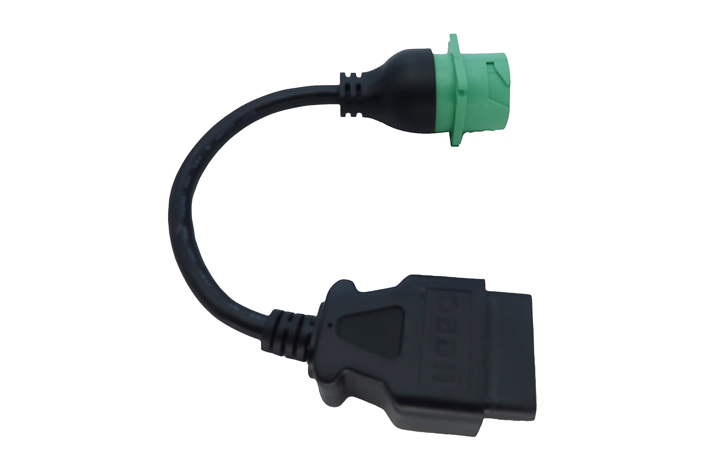 MITOB OBD2 male connector with rugged overmold for durability.