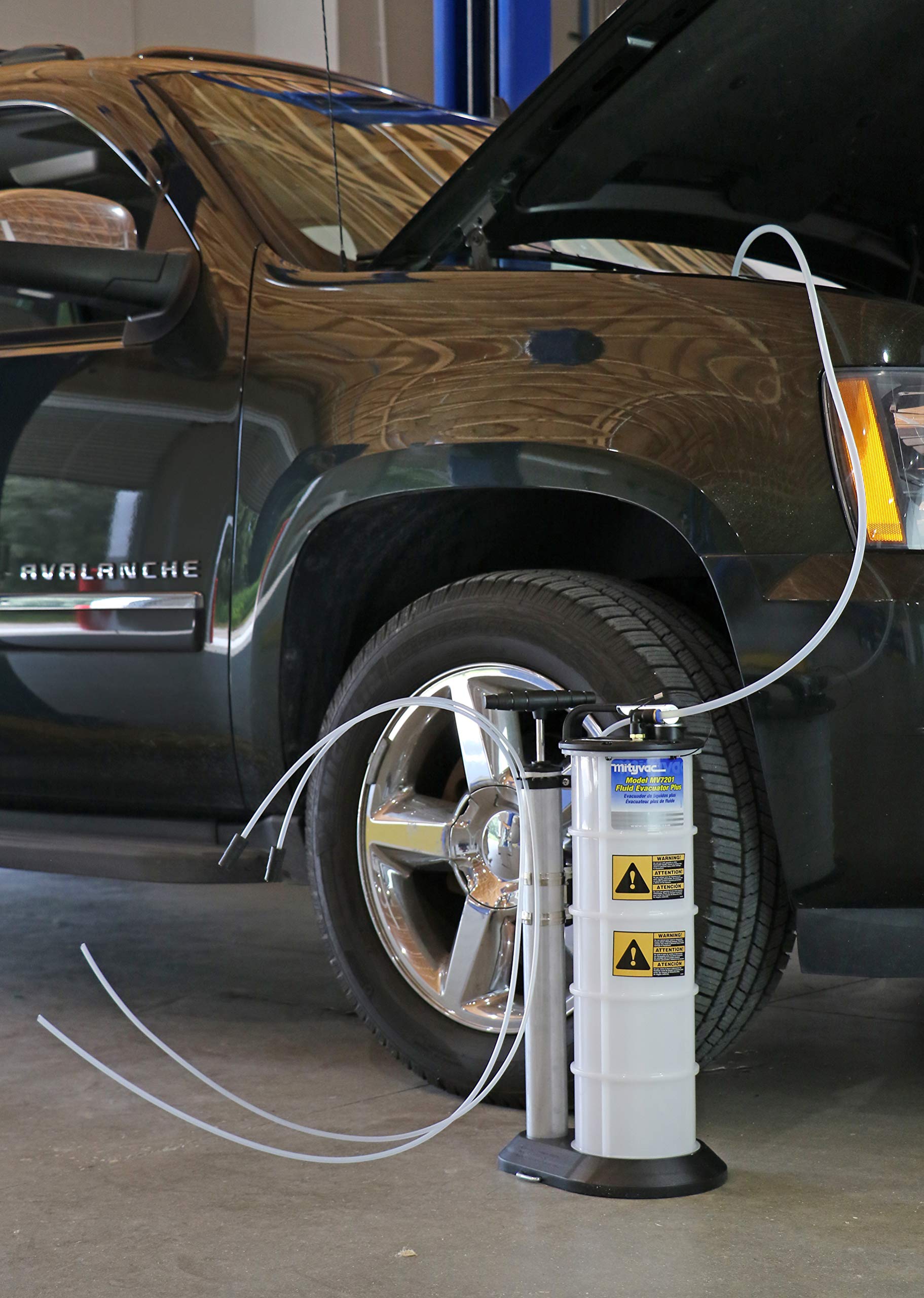 Mityvac 7201 suitable for automotive and industrial fluid management tasks.