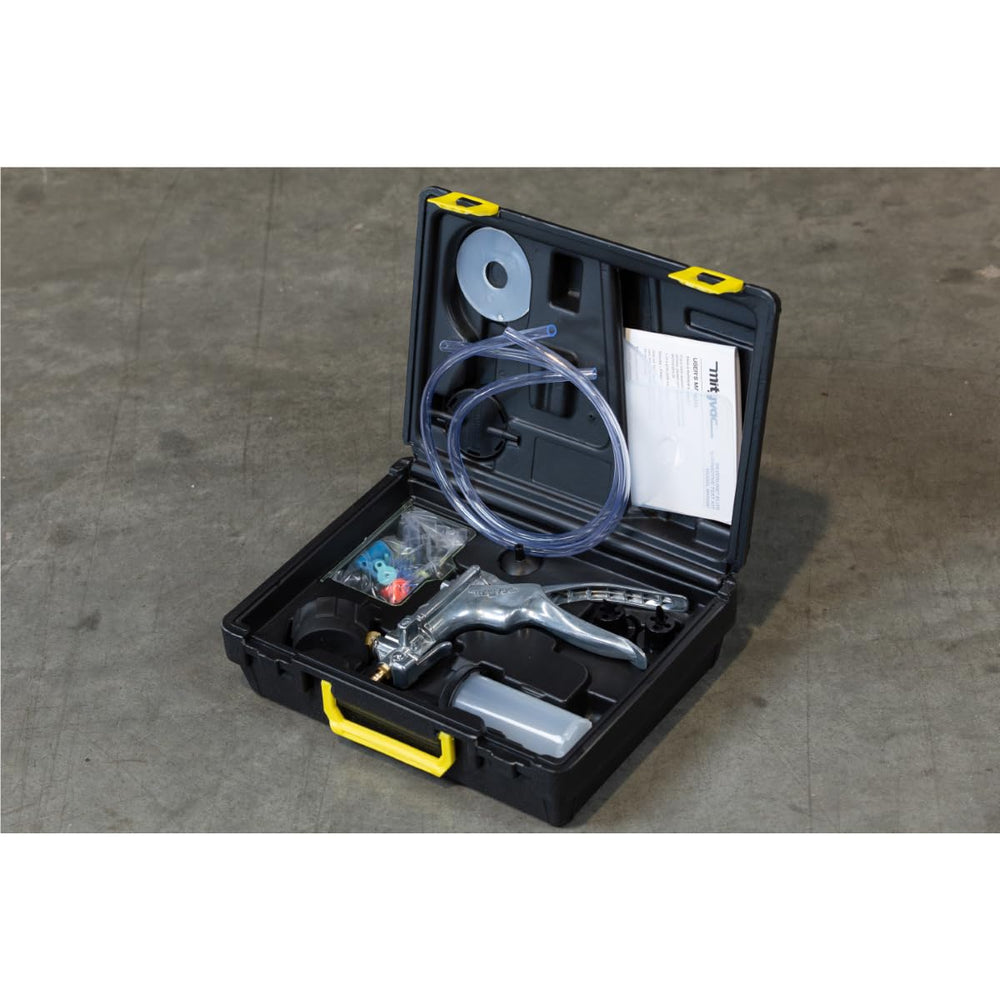 Mityvac ergonomic handling design supports comfort during extended service sessions