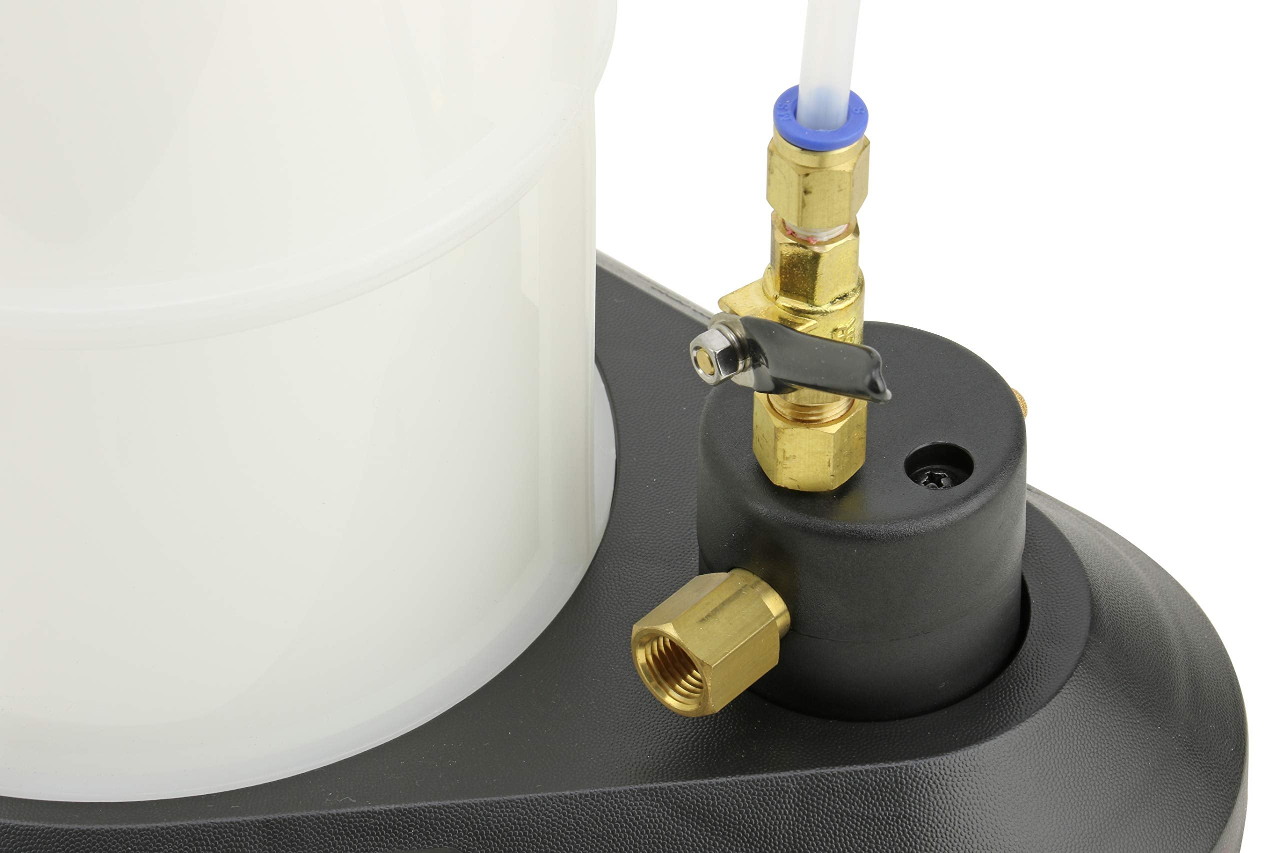 Mityvac MV7300 air shut-off valve helps prevent spills during draining