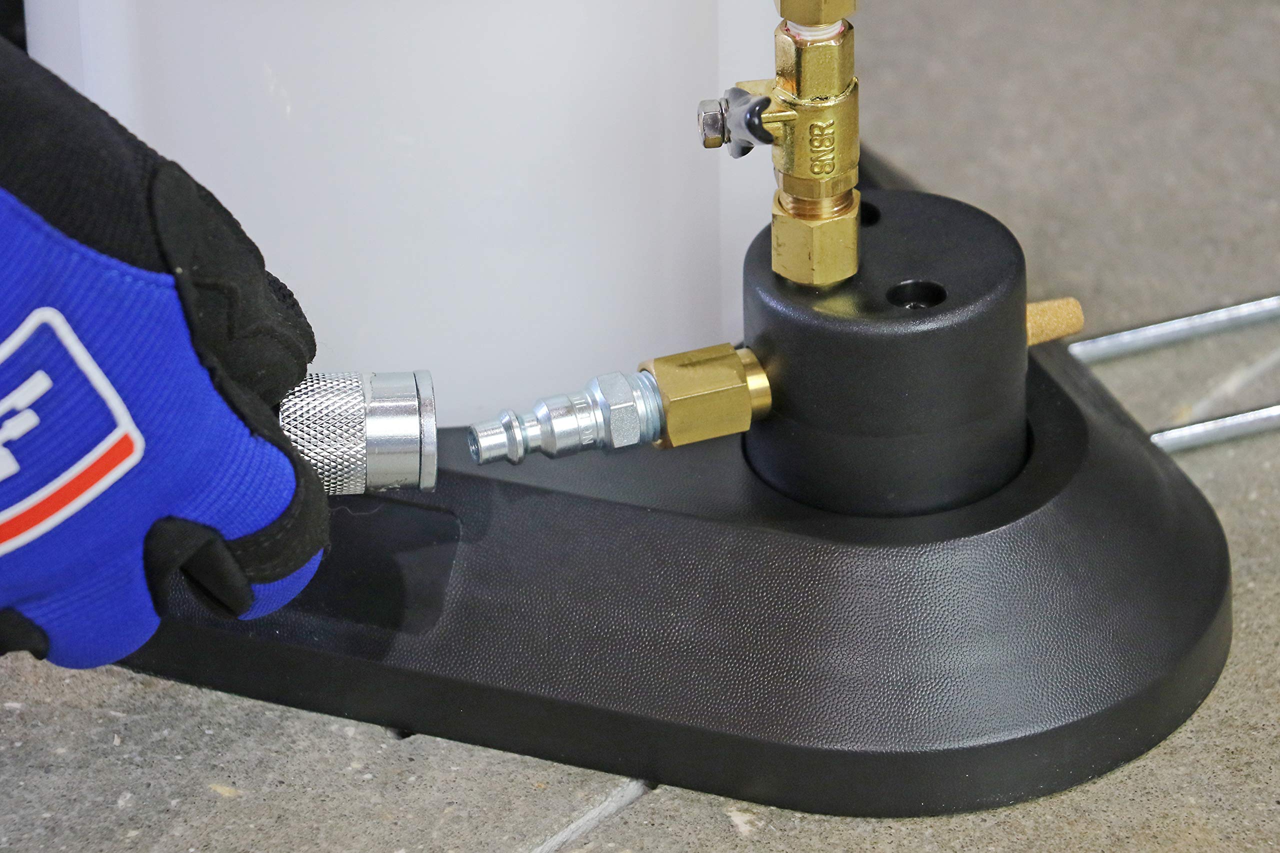 Mityvac MV7300 quick-drain spout simplifies discarding extracted fluids after service
