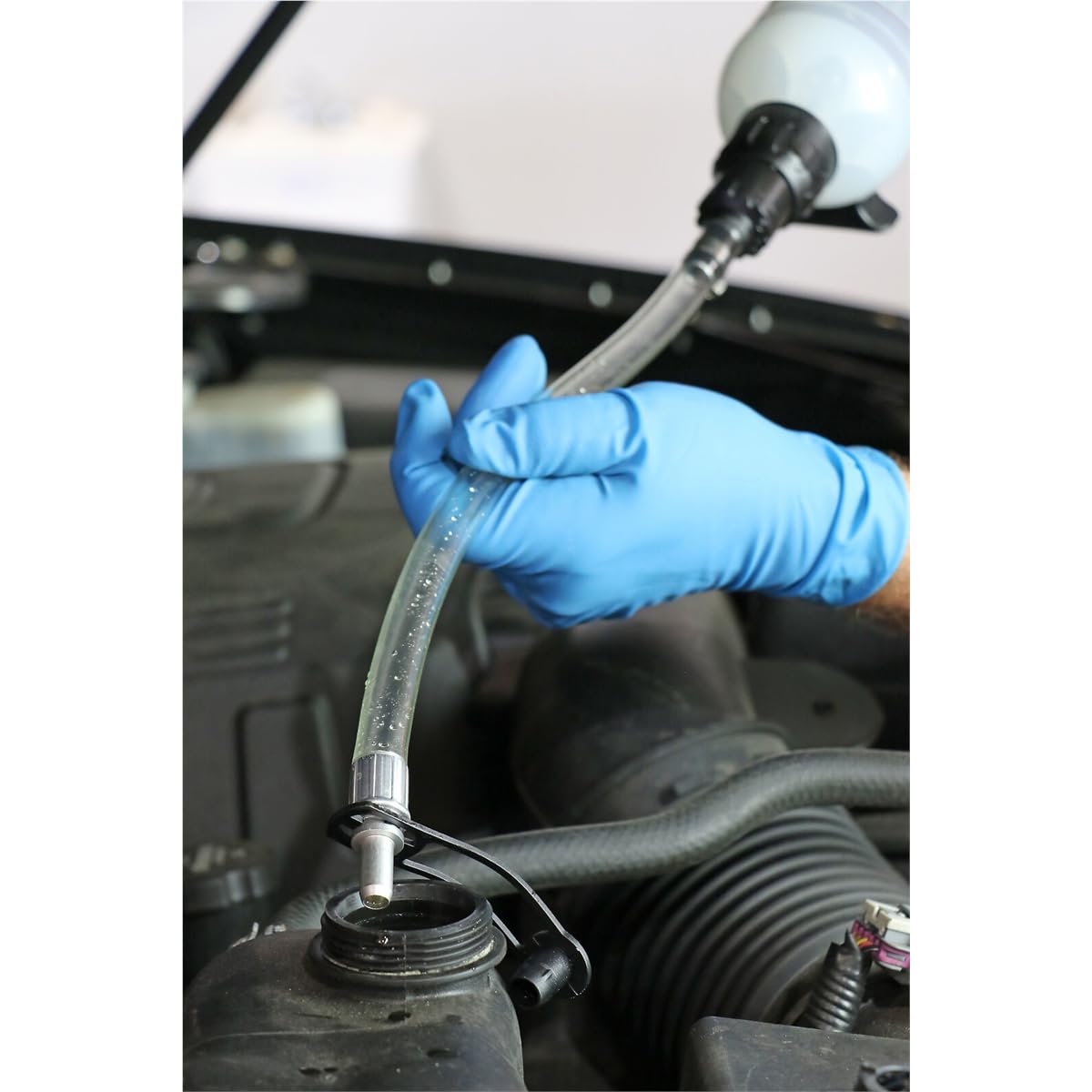Mityvac MVA6852 versatile for coolant system draining and refilling.