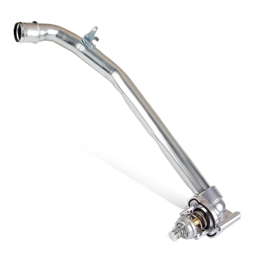 MITZONE coolant thermostat housing assembly close-up view for 3.6L engines, ensuring efficient cooling