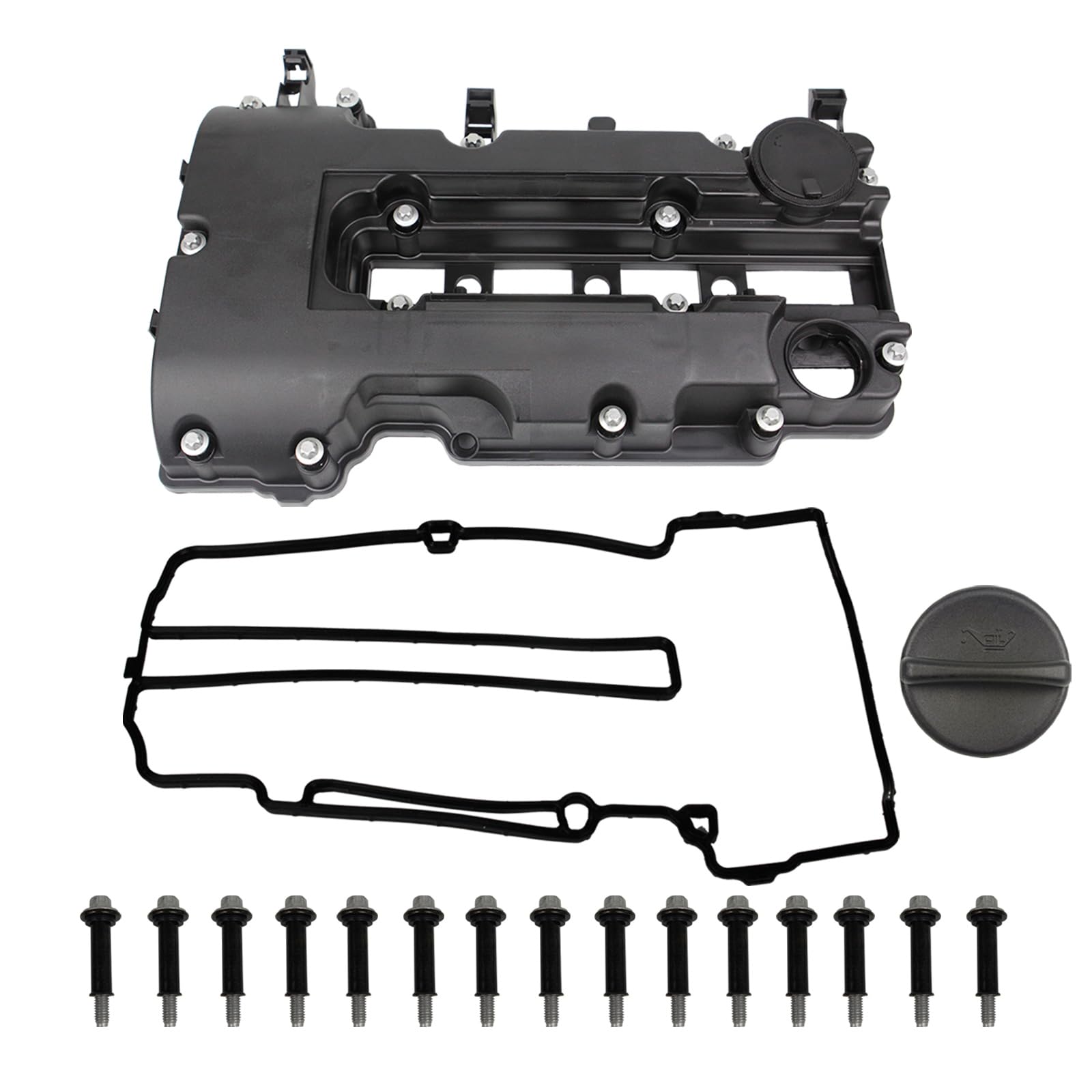 MITZONE engine valve cover assembly for Chevy Cruze 1.4L with OEM-grade fit