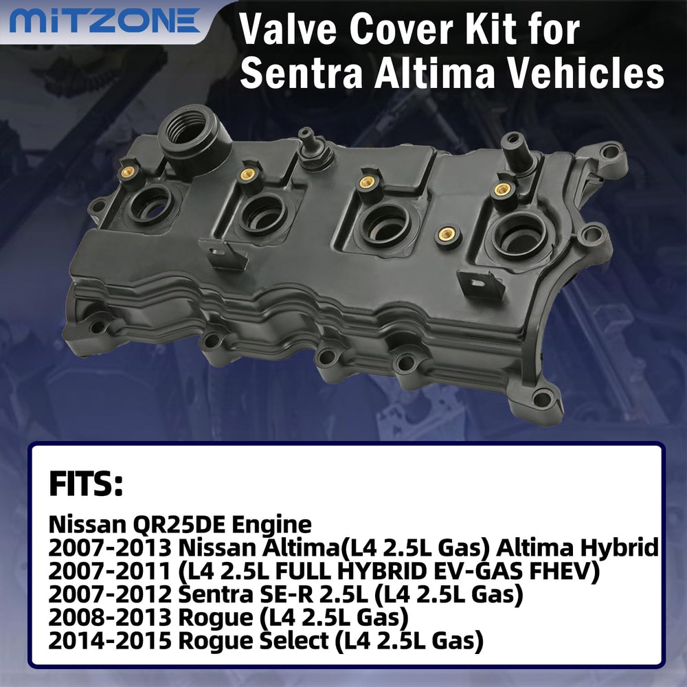 MITZONE valve cover bolts simplify installation for a secure, precise fit.