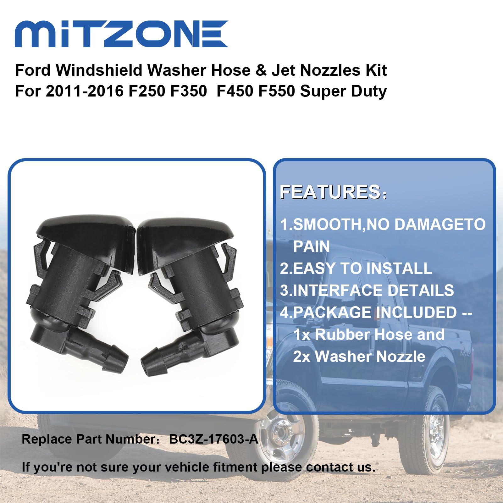 MITZONE nozzle gasket seal reduces leaks during operation