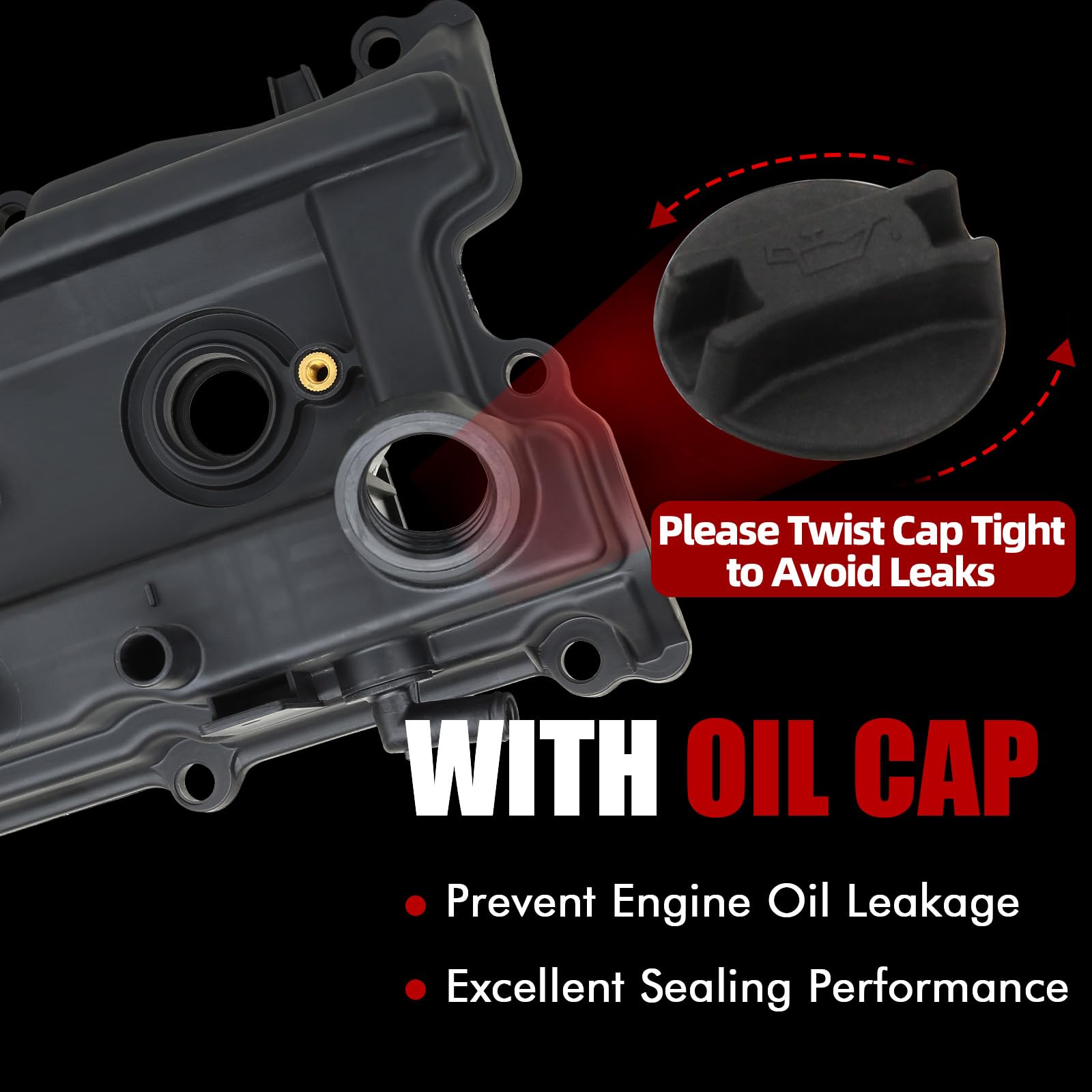 MITZONE PCV valve and tube seal to prevent leaks during operation.
