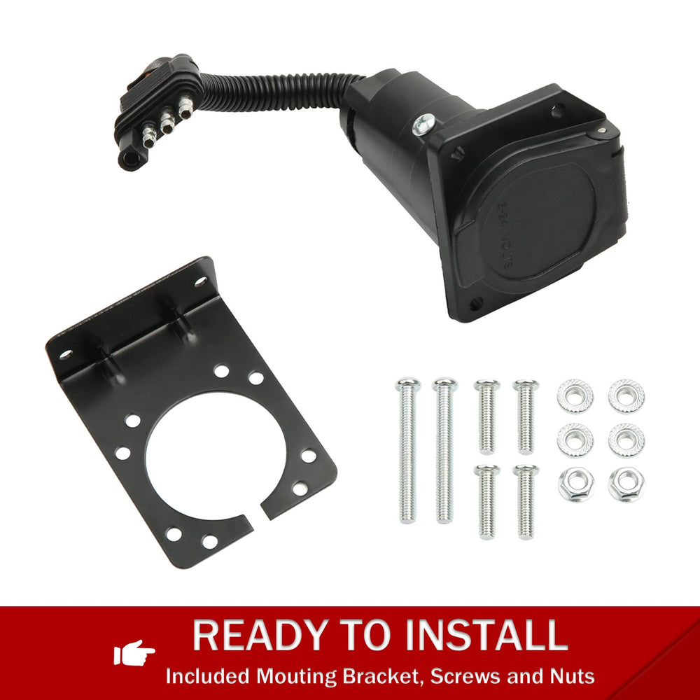 MITZONE plug-and-socket connection demonstrates reliable signal transfer for trailer lights