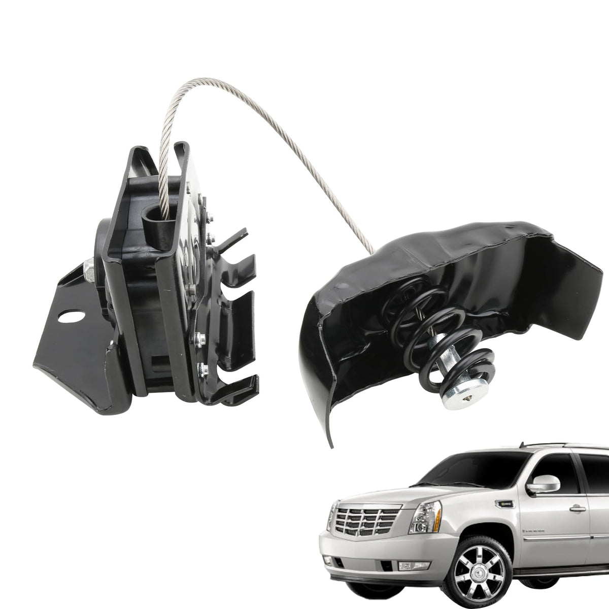 MITZONE spare-tire-hoist shows exact-fit compatibility for GM SUVs