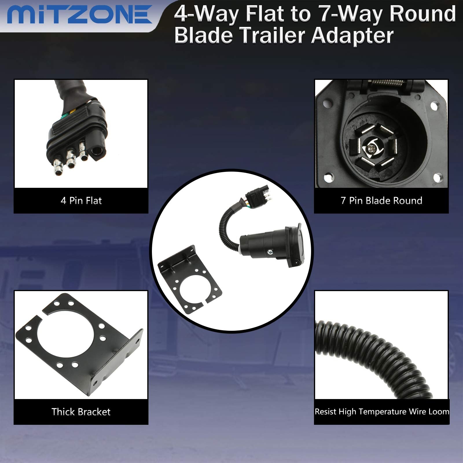 MITZONE trailer wiring shows versatile compatibility for various vehicles