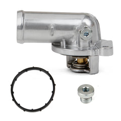 MITZONE aluminum thermostat housing assembly side view for durable fit