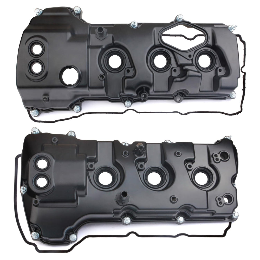 MITZONE aluminum left valve cover on 3.5L turbo engine, reducing leak risk
