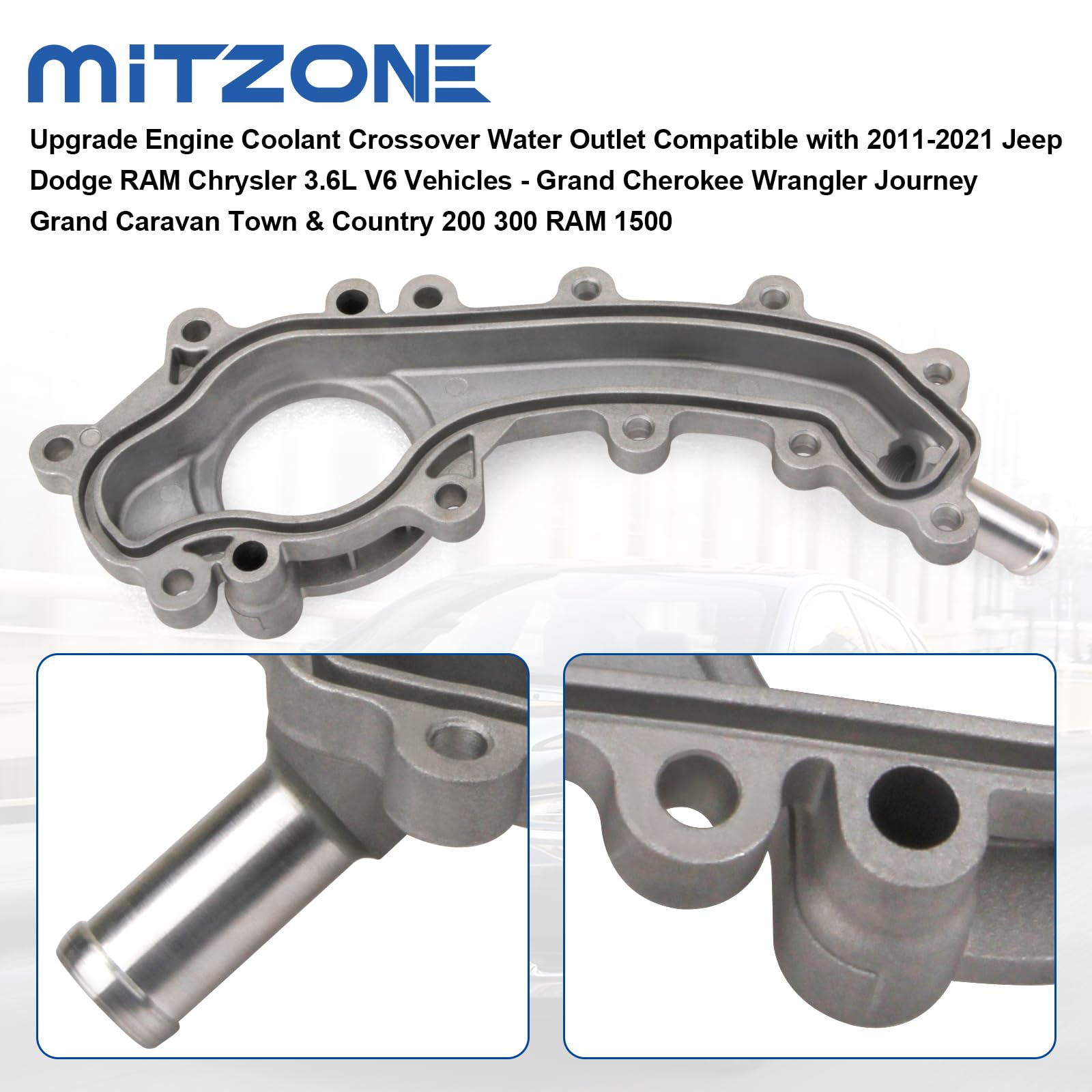 MITZONE gasket included for a sealed connection and leak prevention.
