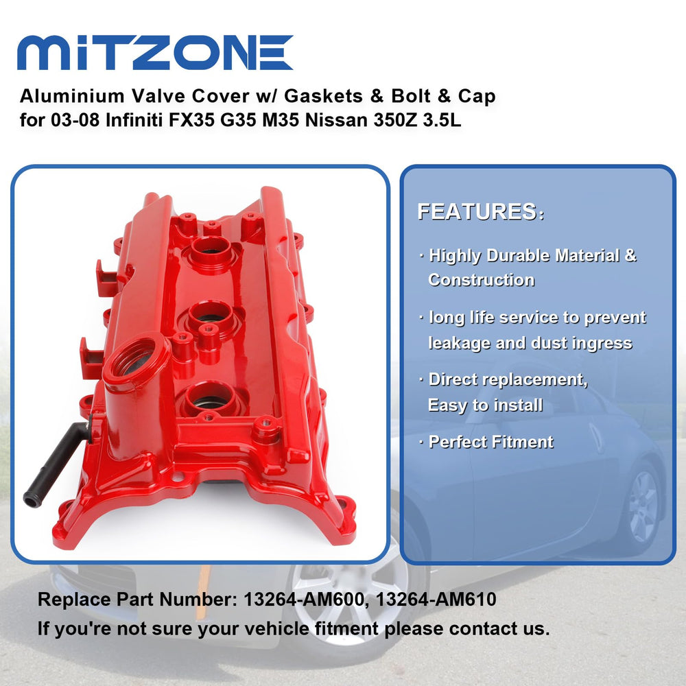MITZONE valve cover gaskets and seals provide reliable leak resistance