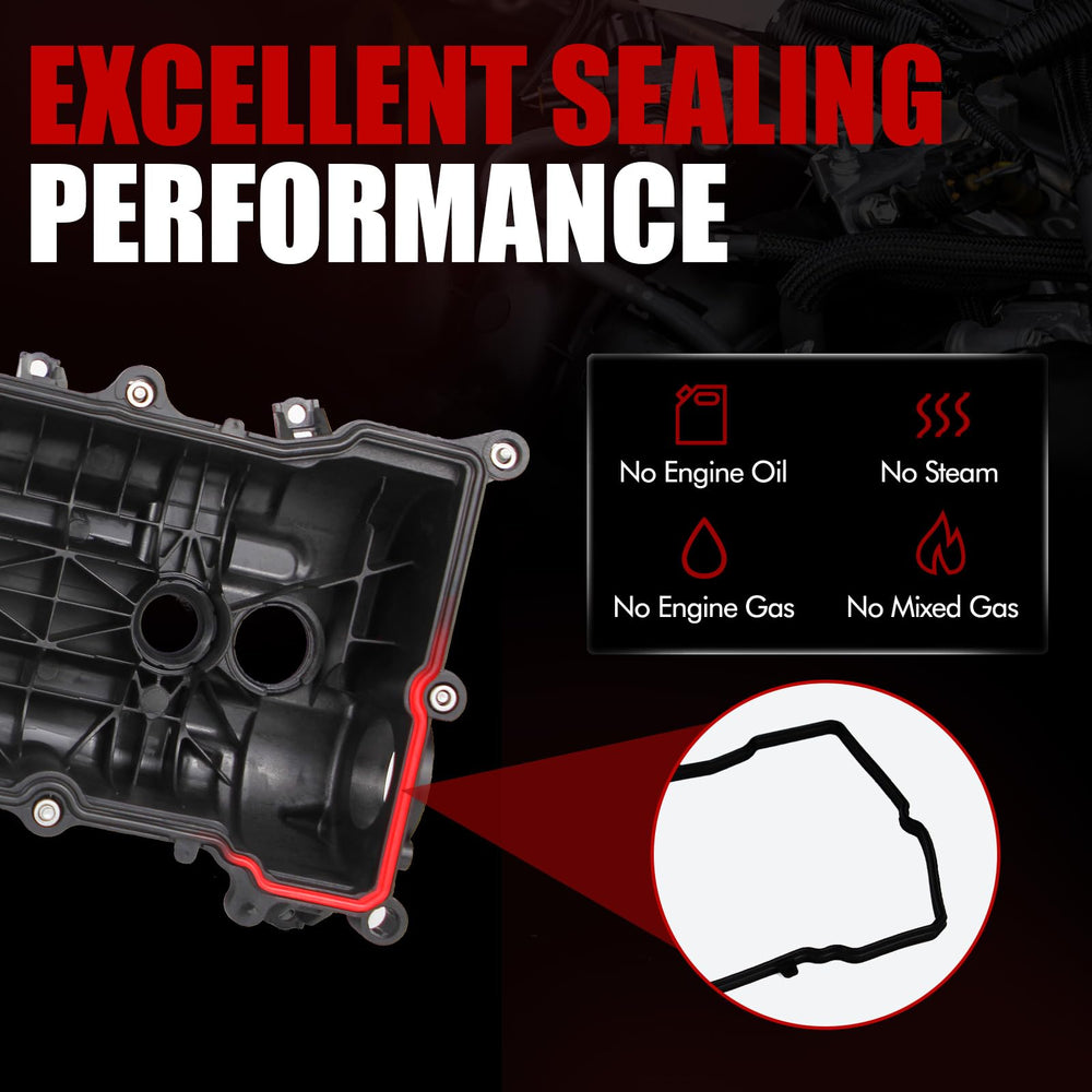 MITZONE valve cover compatibility chart demonstrates broad Dodge, Chrysler, Jeep, RAM coverage.