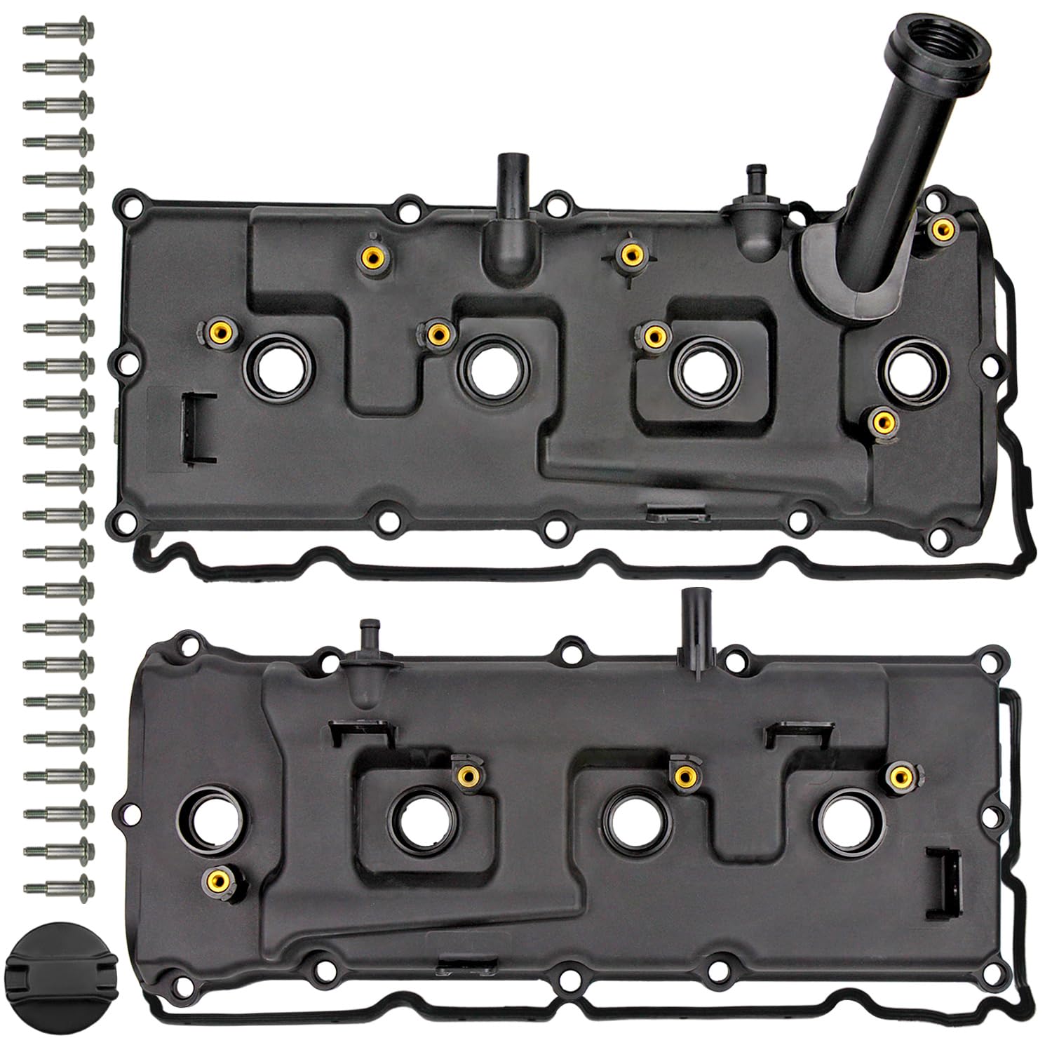 MITZONE valve cover set driver-side kit with pre-installed gaskets for easy install
