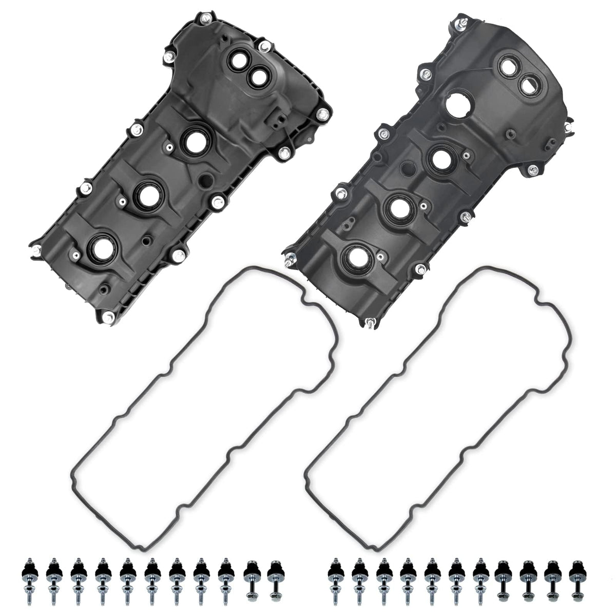 MITZONE valve cover kit: right and left assembly for Ford engines, easy replacement.