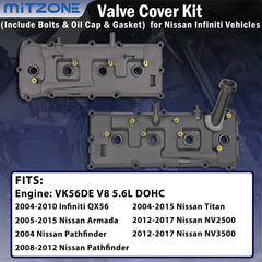 MITZONE valve cover set passenger-side kit ready for installation