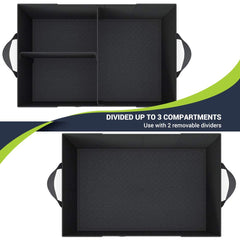 MIU COLOR trunk organizer foldable design saves trunk space when not in use