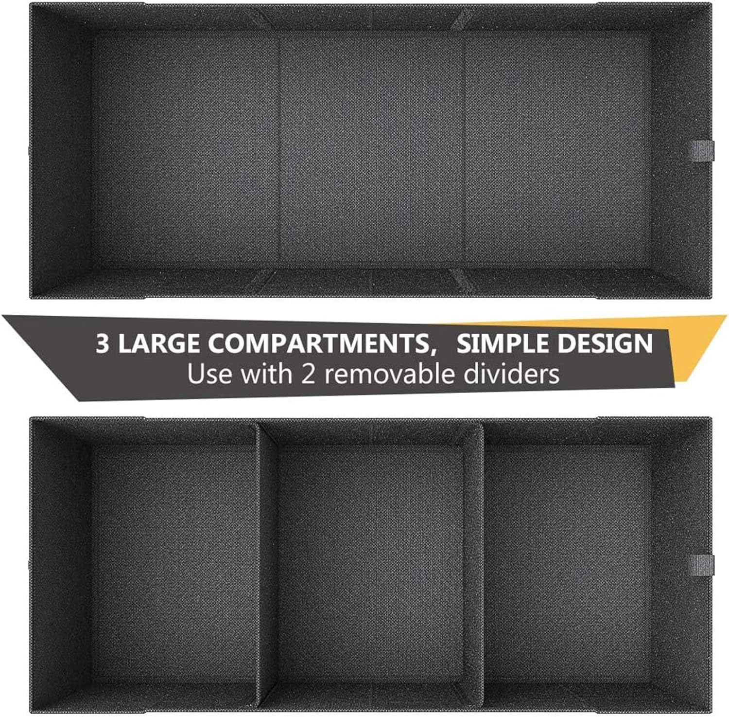 MIU COLOR trunk organizer side walls maximize vertical storage space.