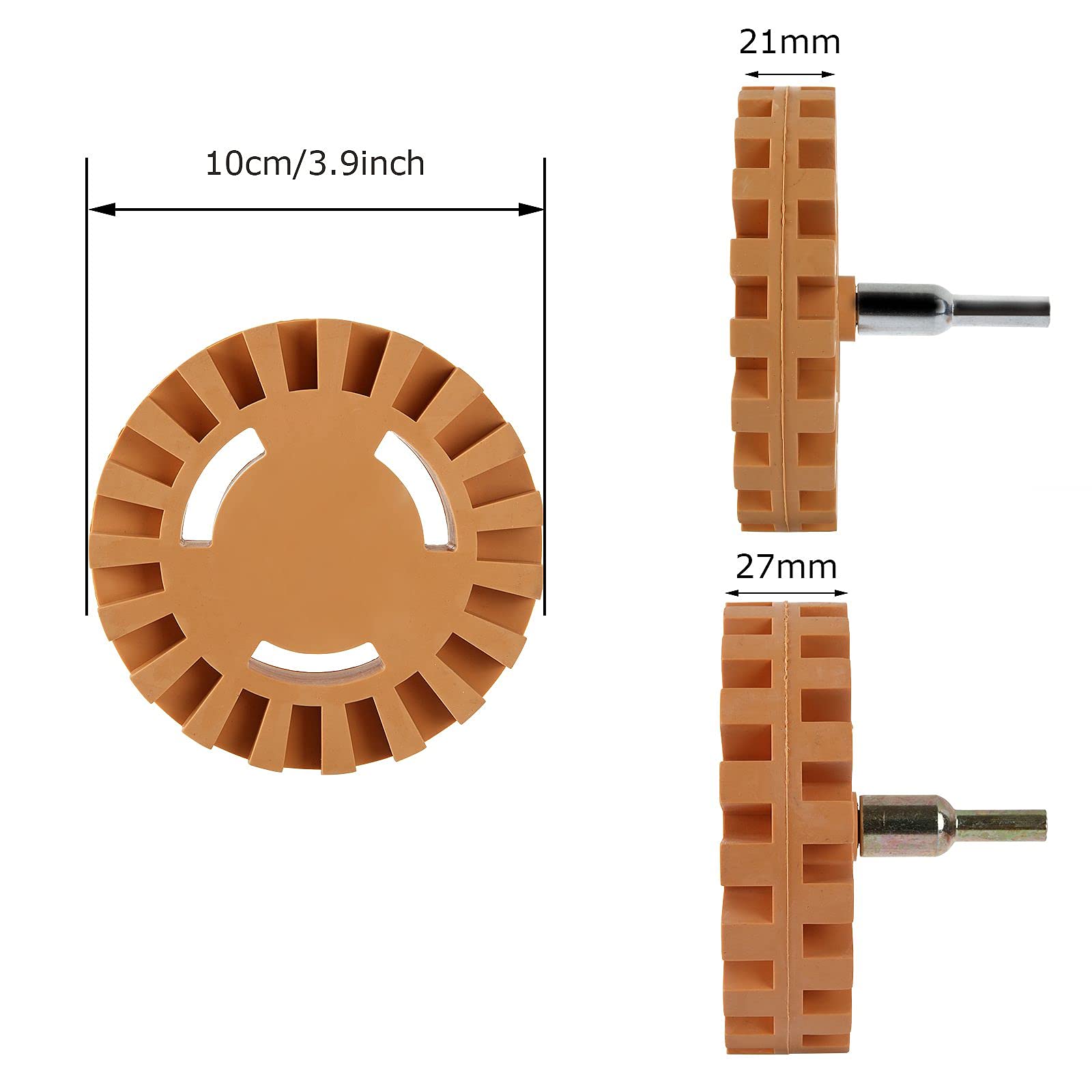 Drill adapter arbor included for quick setup with any home drill